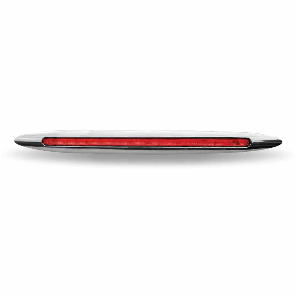 17" Red Marker Slim Flatline LED Light - 24 Diodes