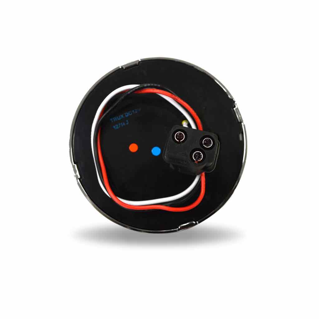 4" Red Stop, Turn & Tail Round Flatline LED Light - 49 Diodes - Thumbnail 5