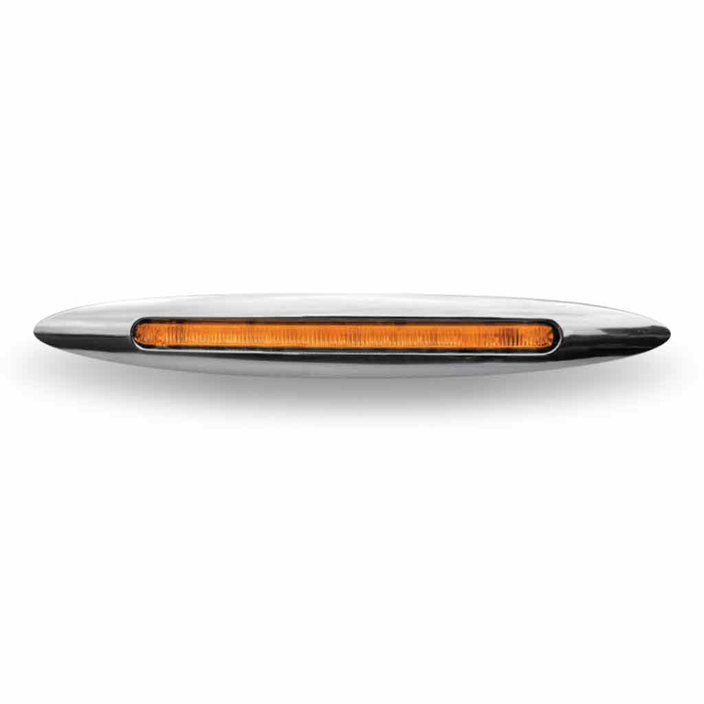9" Amber Marker Slim Flatline LED Light - 14 Diodes