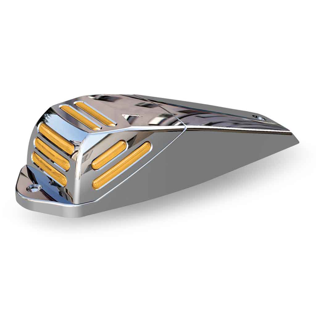 Amber Marker LED Square Cab Light with Housing - 34 Diodes