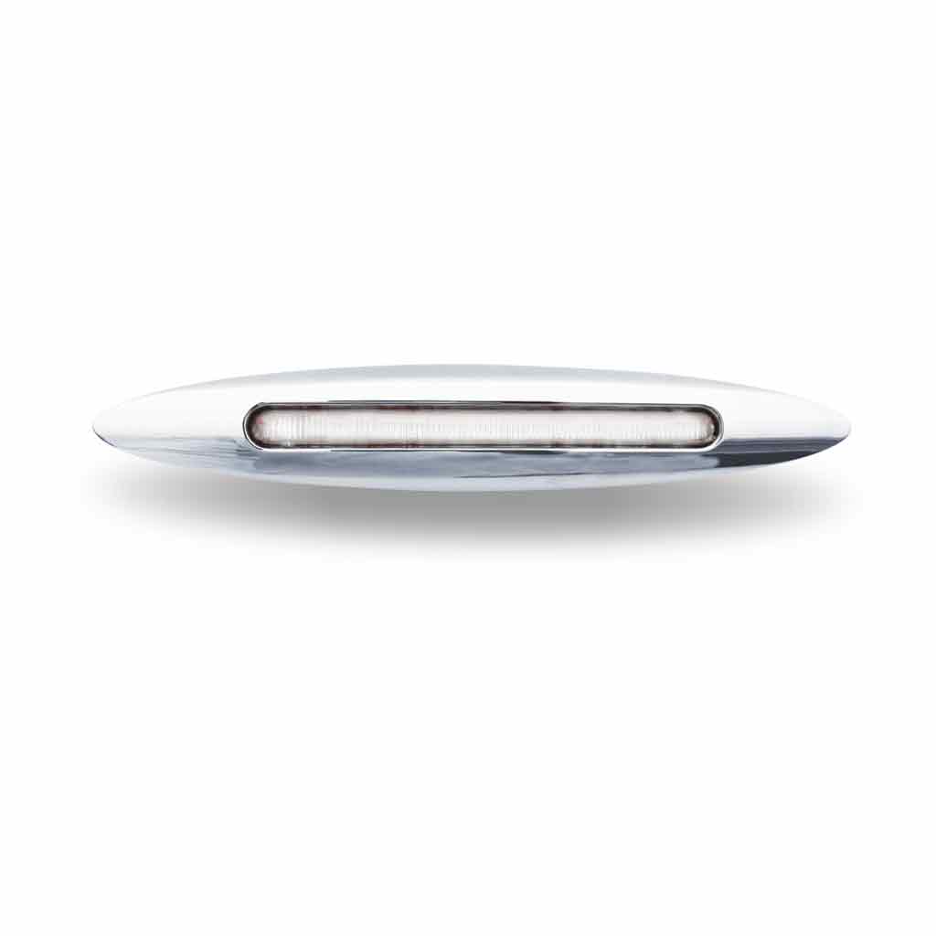 6" White Auxiliary Slim Flatline LED Light - 9 Diodes - Thumbnail 3