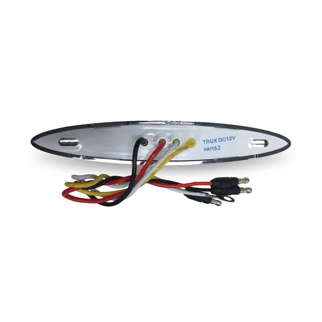 6" Amber Marker to Purple Auxiliary Slim Flatline LED Light - 9 Diodes - Thumbnail 5