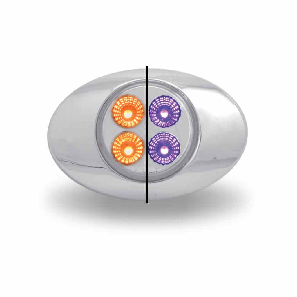 Amber Marker to Purple Auxiliary Generation 2 LED Light - 4 Diodes - Thumbnail 7