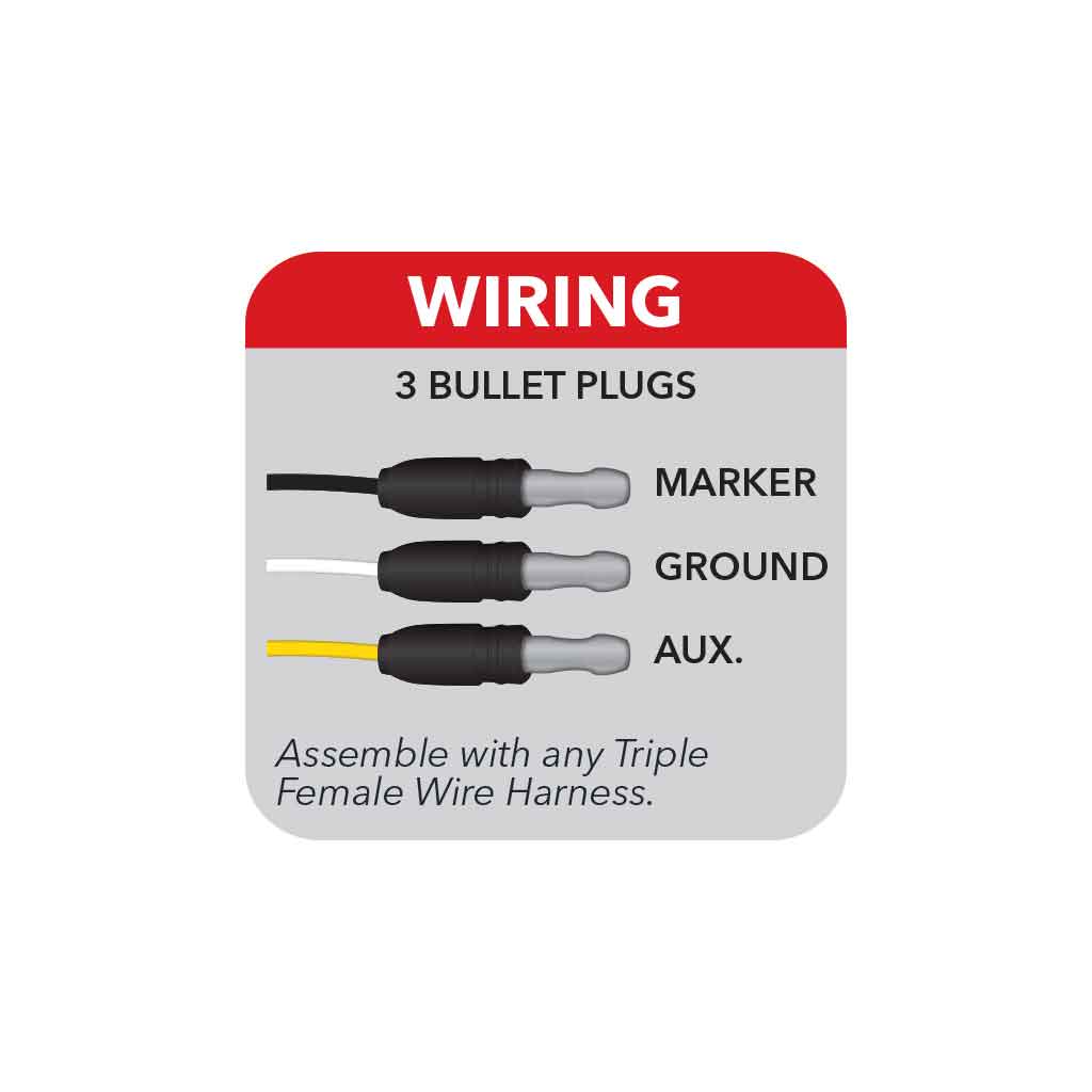 Red Marker to Pink Auxiliary Generation 4 LED Light - 10 Diodes - Thumbnail 5