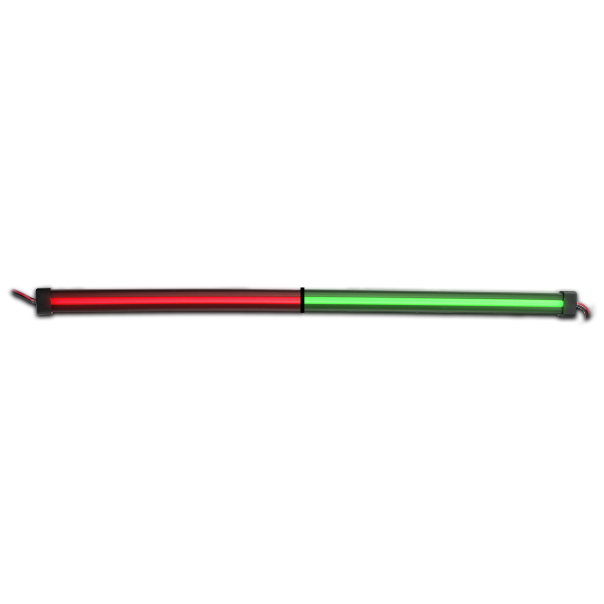 24" Clear Red to Green Auxiliary Center Glow Strip LED Light - 120 Diodes