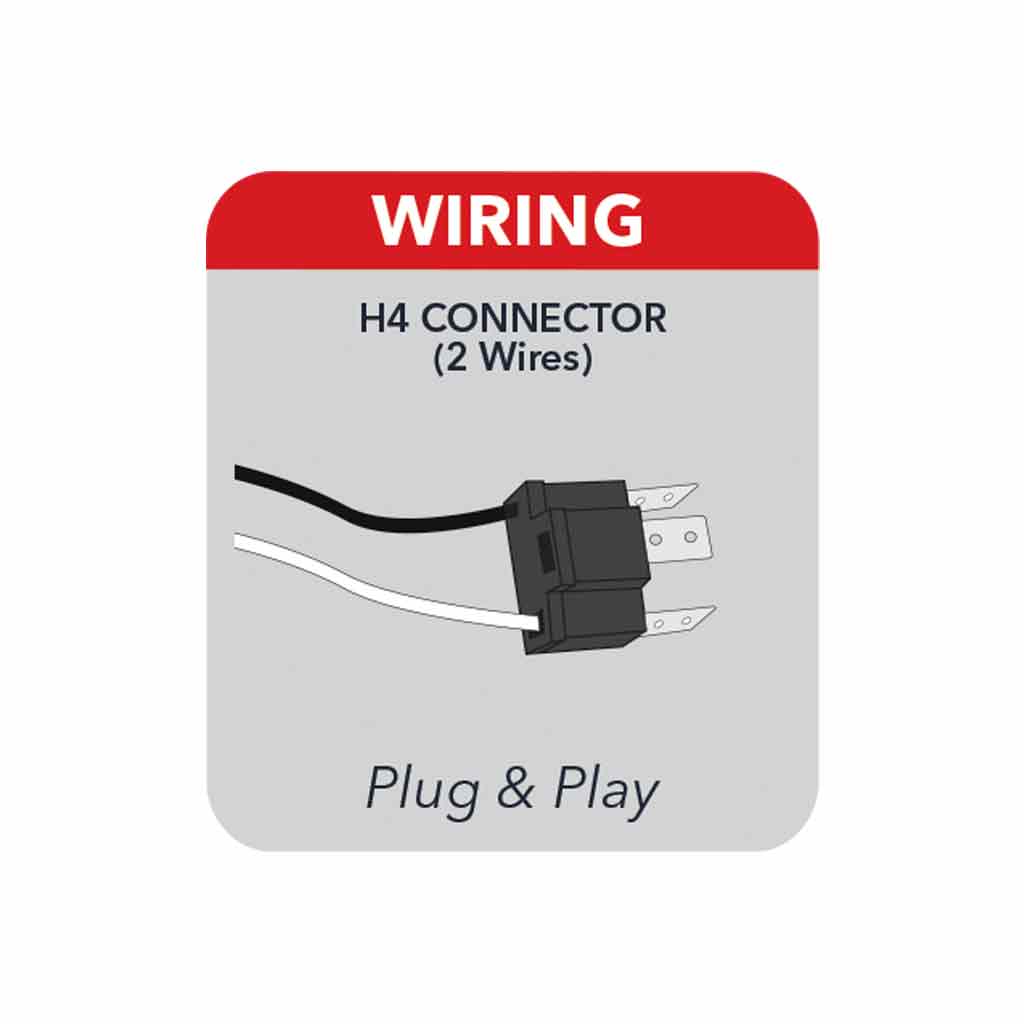 4" x 6" LED Reflector Headlight - High Beam | 1700 Lumens - Thumbnail 2