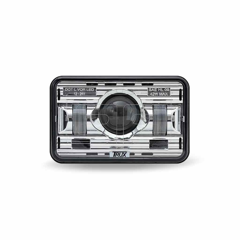 4" x 6" Heated LED Projector Headlight (High Beam) 2400 Lumens - Thumbnail 7