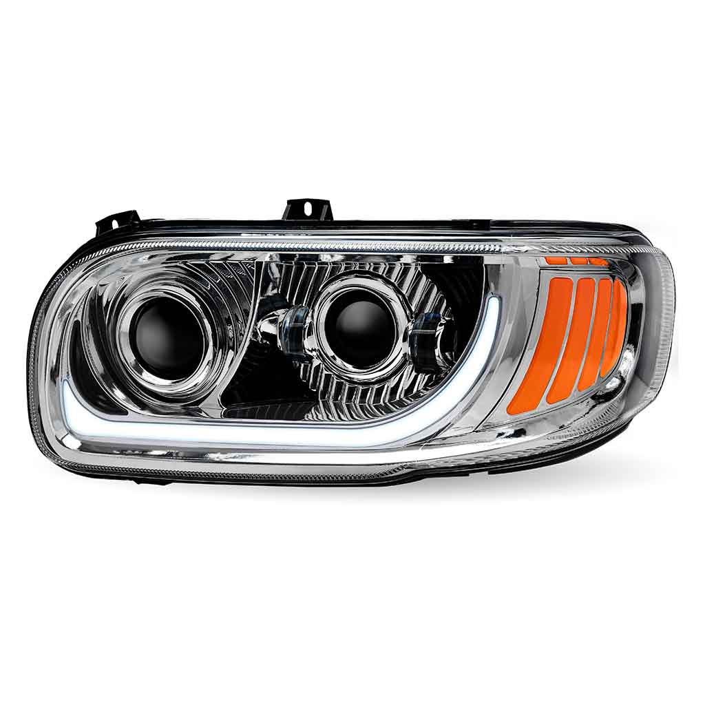 PB. 389/388/367/567 LED Projector Headlight Assembly - Chrome (Driver Side) - Thumbnail 3