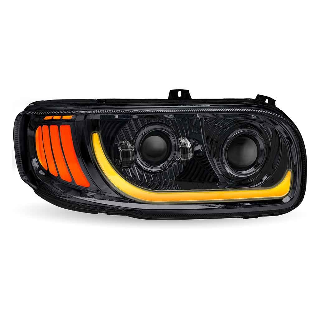 PB. 389/388/367/567 LED Projector Headlight Assembly - Black (Passenger Side) - Thumbnail 2