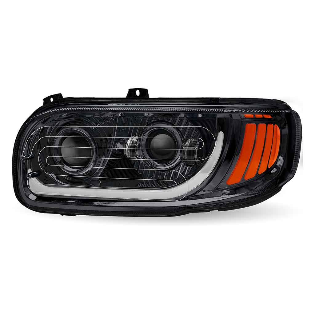 PB. 389/388/367/567 Heated LED Projector Headlight Assembly - Black (Driver Side) - Thumbnail 10