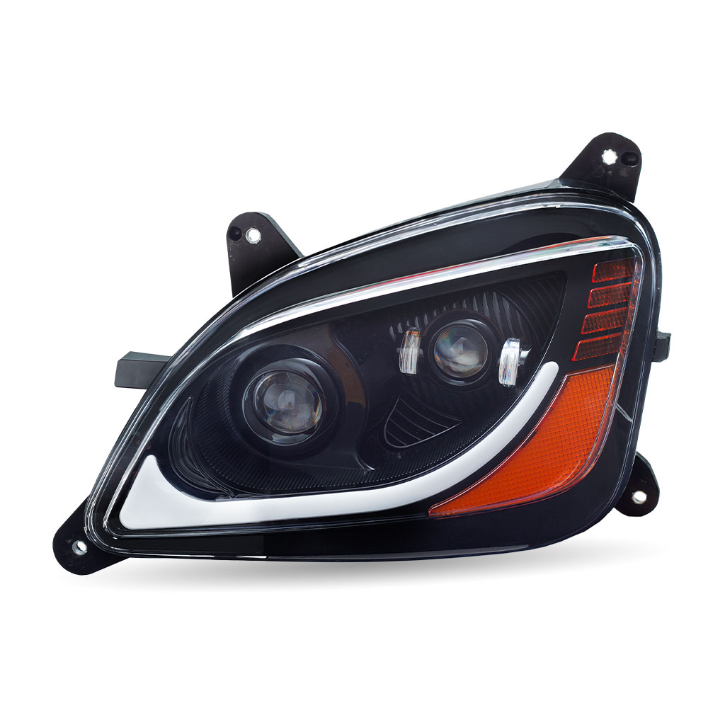 PB. 579/587 LED Projector Headlight Assembly - Black (Driver Side)