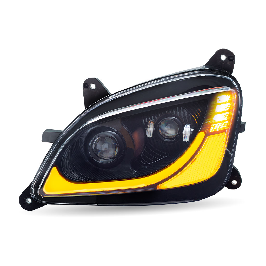 PB. 579/587 LED Projector Headlight Assembly - Black (Driver Side) - Thumbnail 3