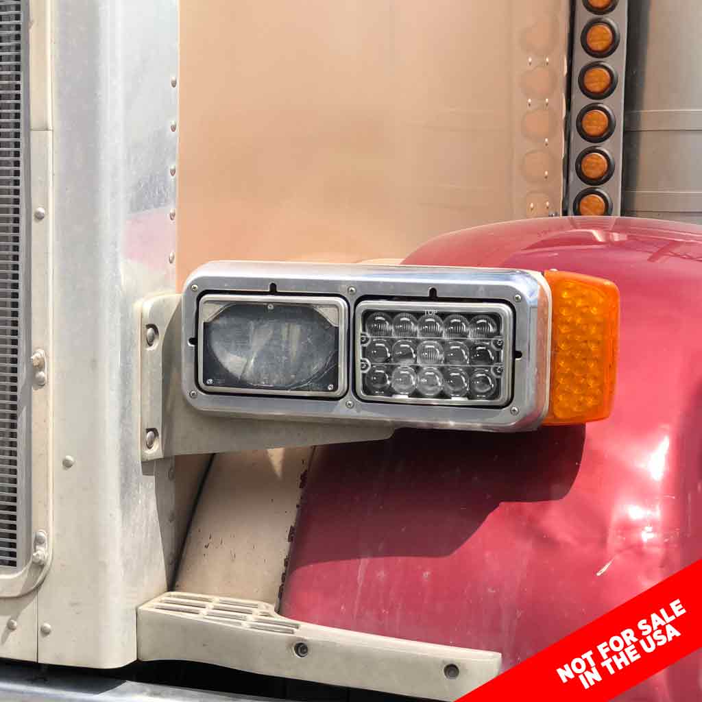 4" x 6" Off Road LED Headlight - Combination High & Low Beam | 3000 Lumens