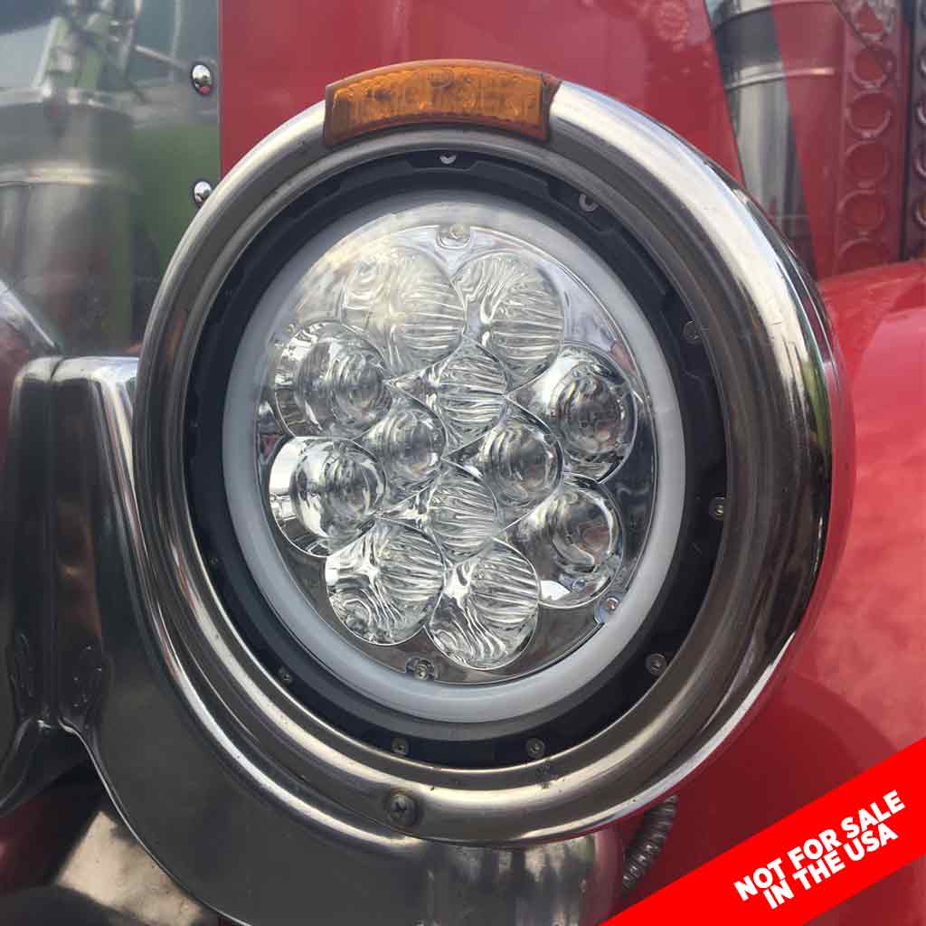 7" Off Road LED Headlight - Combination High & Low Beam | 6000 Lumens