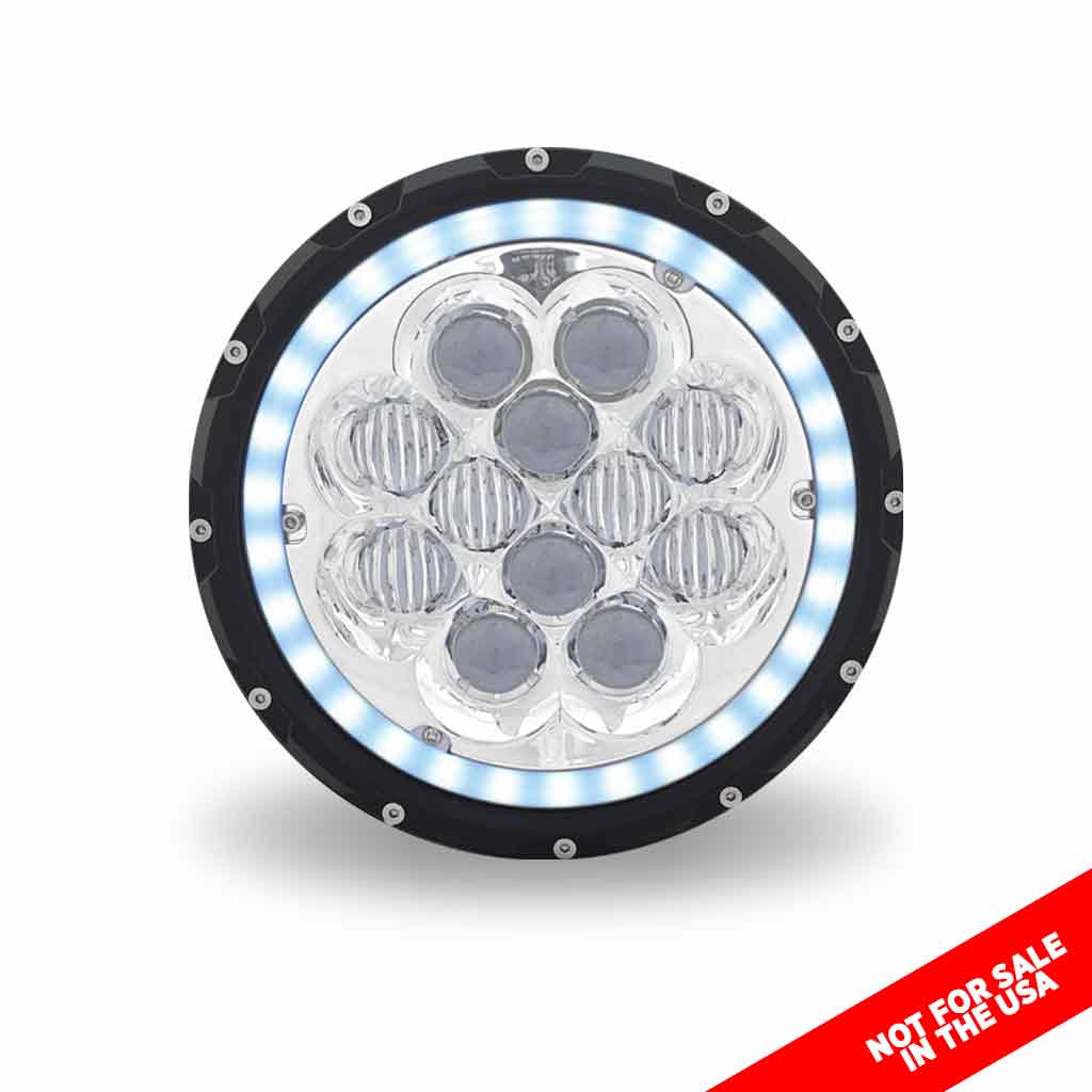 7" Off Road LED Headlight - Combination High & Low Beam | 6000 Lumens - Thumbnail 6