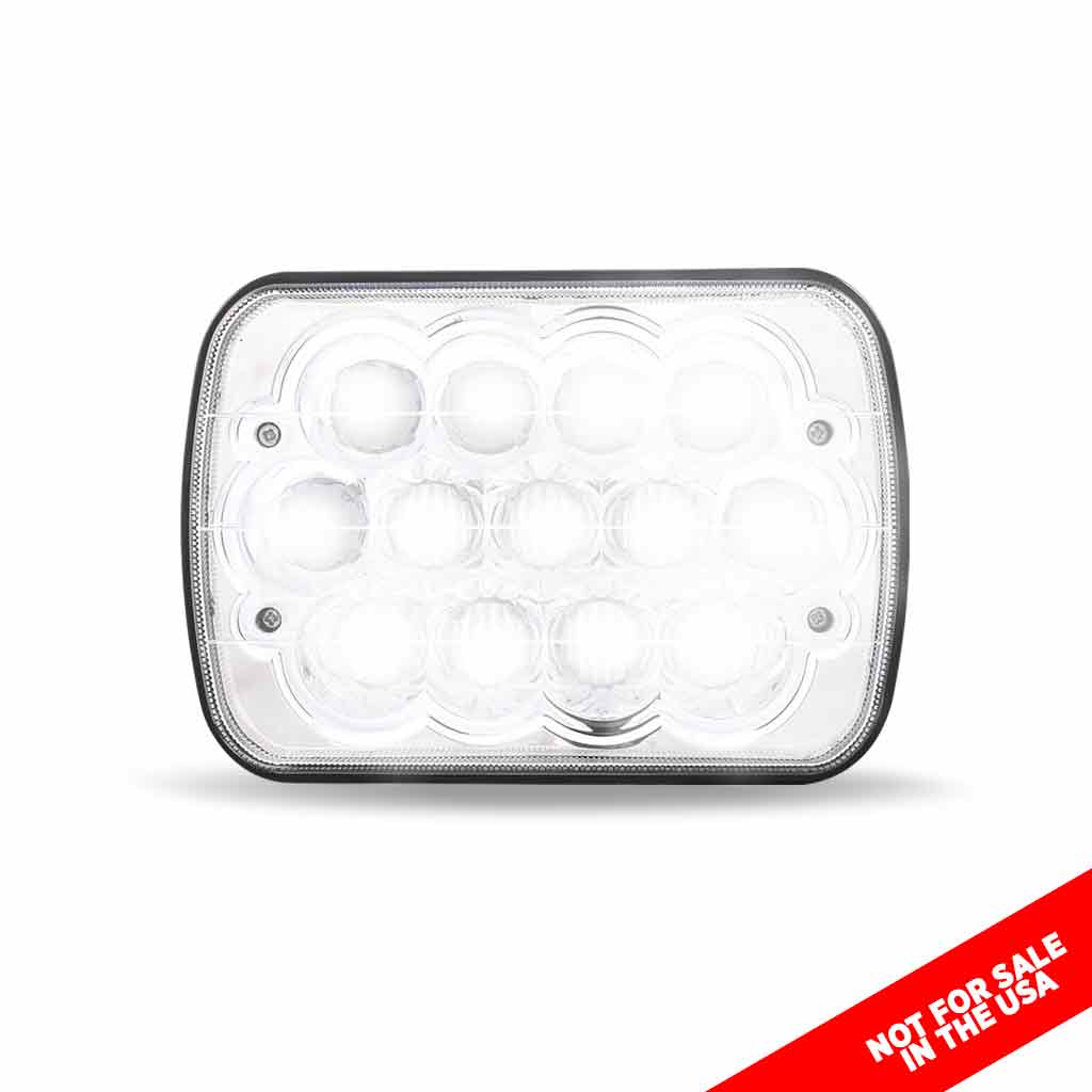5" x 7" Off Road LED Headlight - Combination High & Low Beam | 3900 Lumens - Thumbnail 2