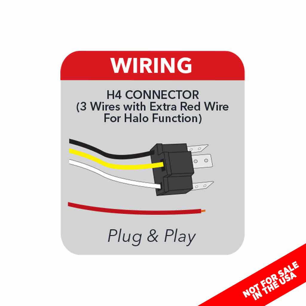 5.75" LED Projector Headlight - High Beam | 1500 Lumens