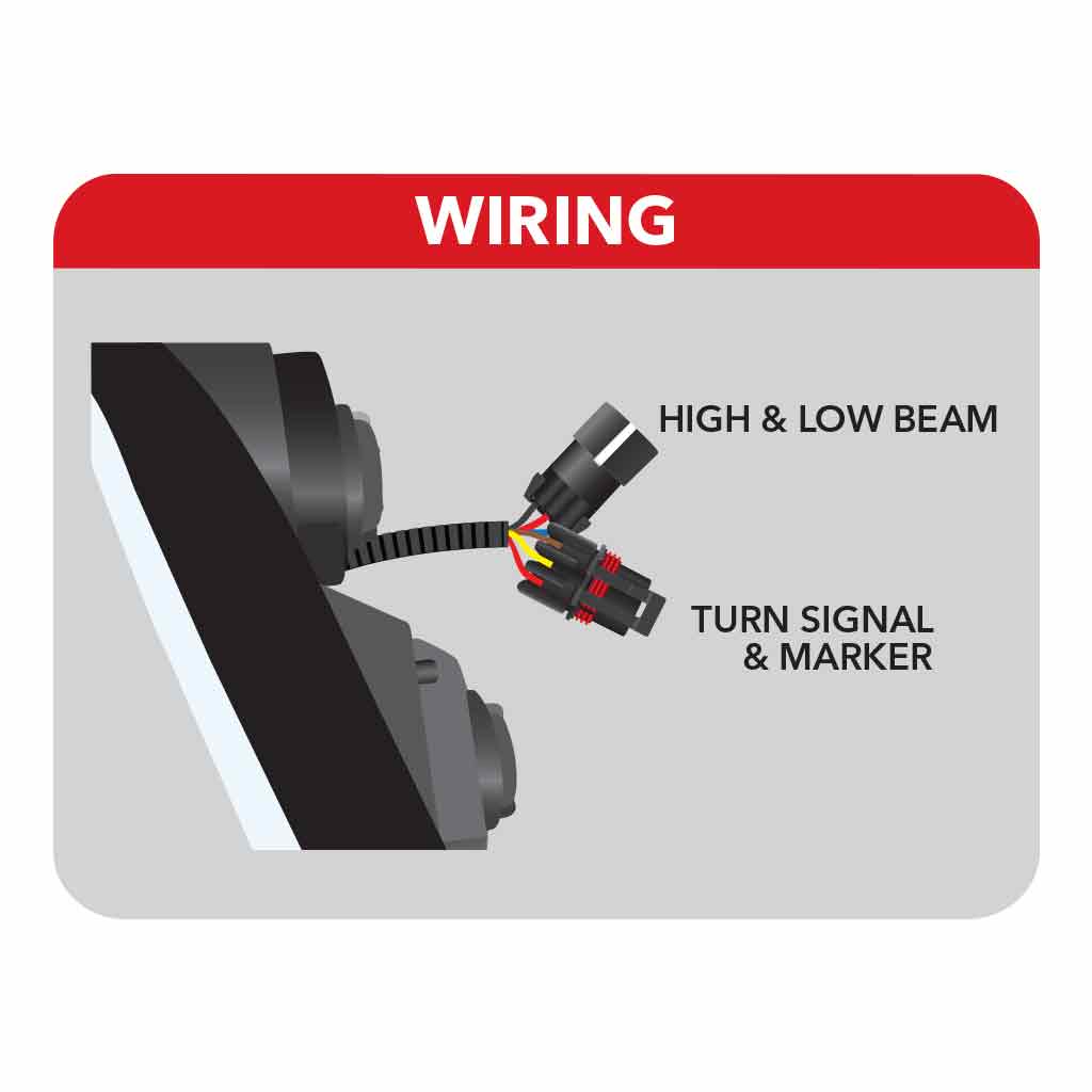 FTL. Century LED Projector Headlight Assembly with LED Glow Position, Turn & Marker Accent - Black (Driver Side) - Thumbnail 5