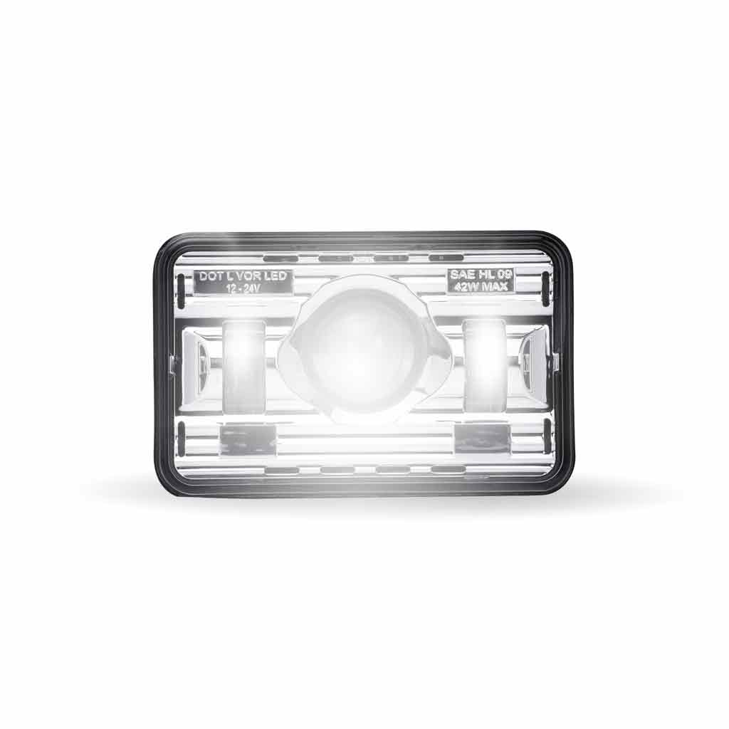 4" x 6" LED Projector Headlight - Low Beam | 1300 Lumens