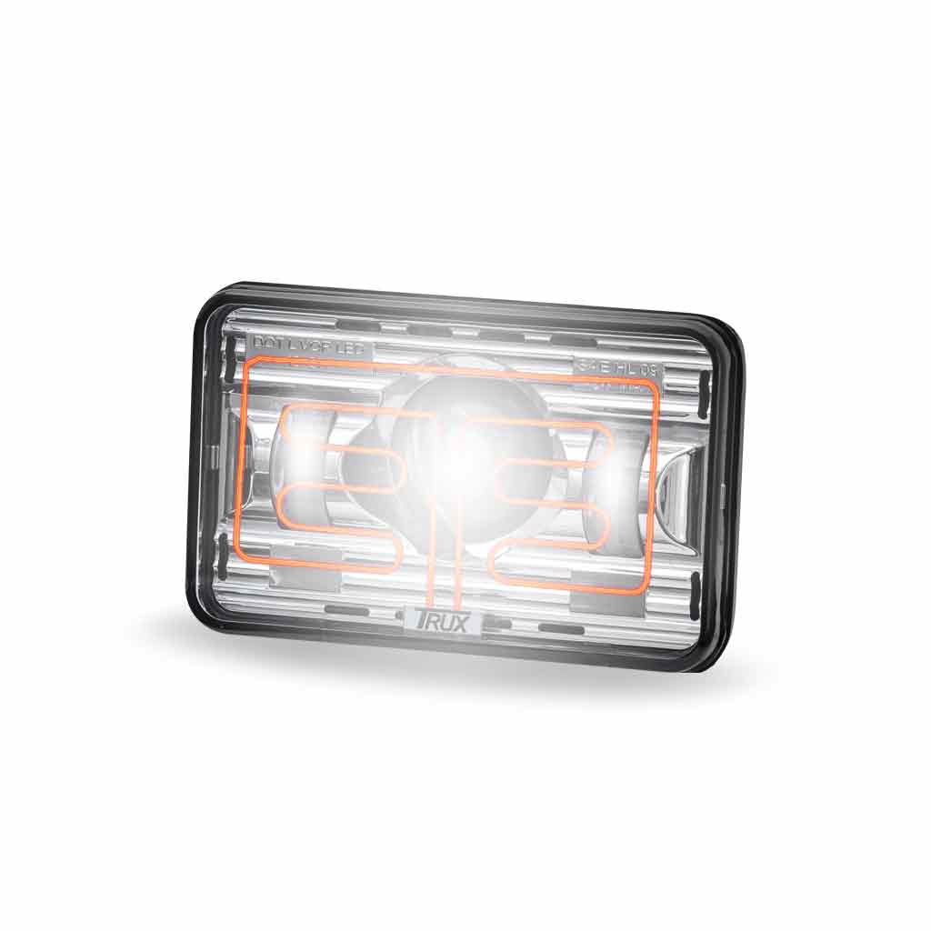 4" x 6" LED Projector Headlight - High Beam | 2400 Lumens - Thumbnail 2