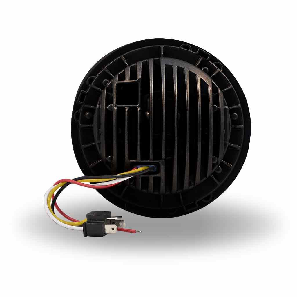 7" LED Projector Headlight with Glow Position LED Halo - Combination High & Low Beam | 3000 Lumens - Thumbnail 9