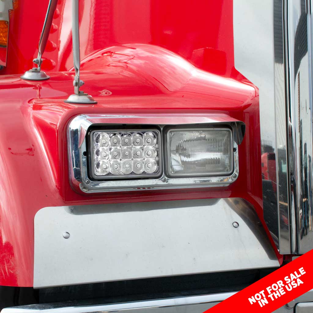 4" x 6" Off Road LED Headlight - Combination High & Low Beam | 3000 Lumens - Thumbnail 6