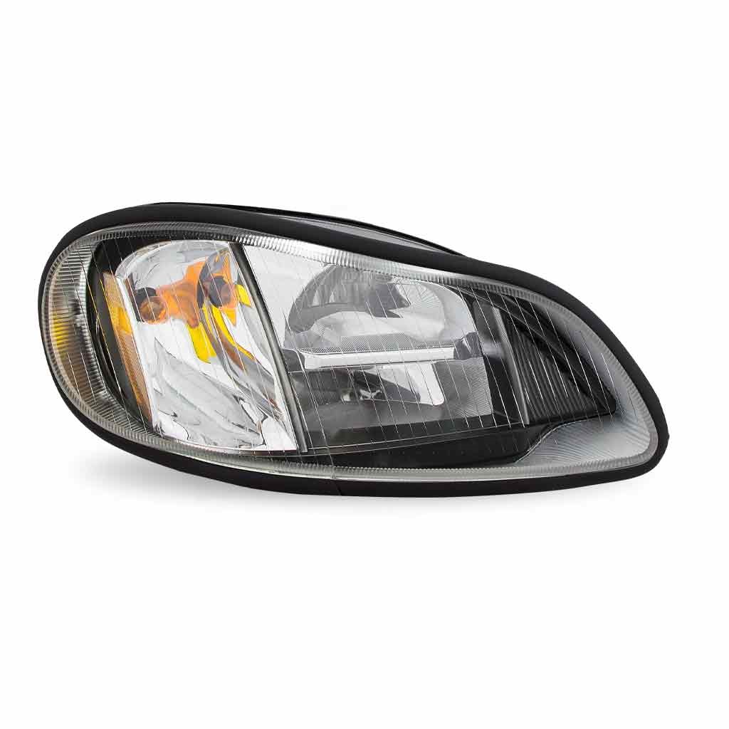 FTL. M2/C2 LED Reflector Headlight Assembly with Side Marker - Black (Passenger Side) - Thumbnail 2