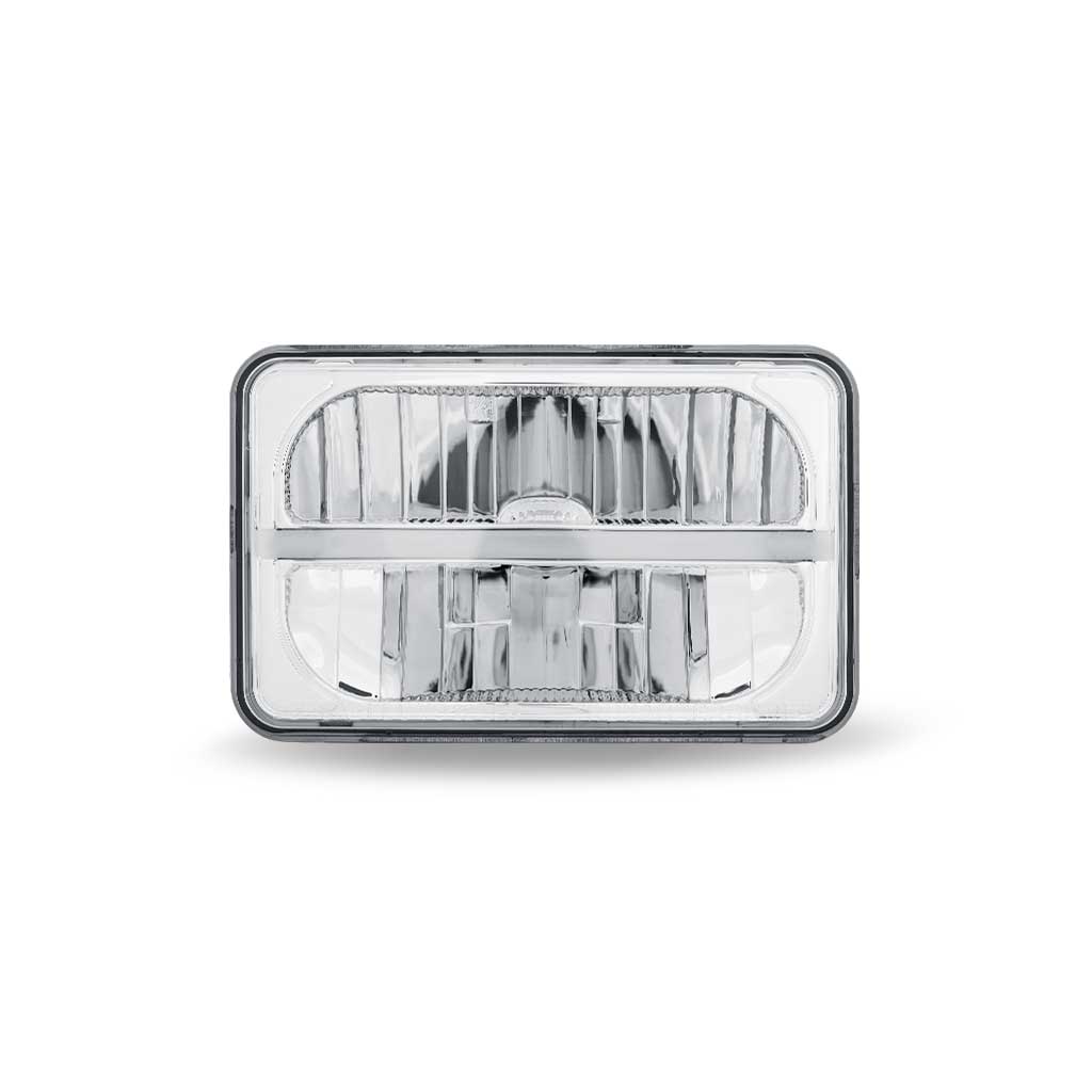 4" x 6" LED Reflector Headlight with Glow Position LED Accent - Low Beam | 2200 Lumens