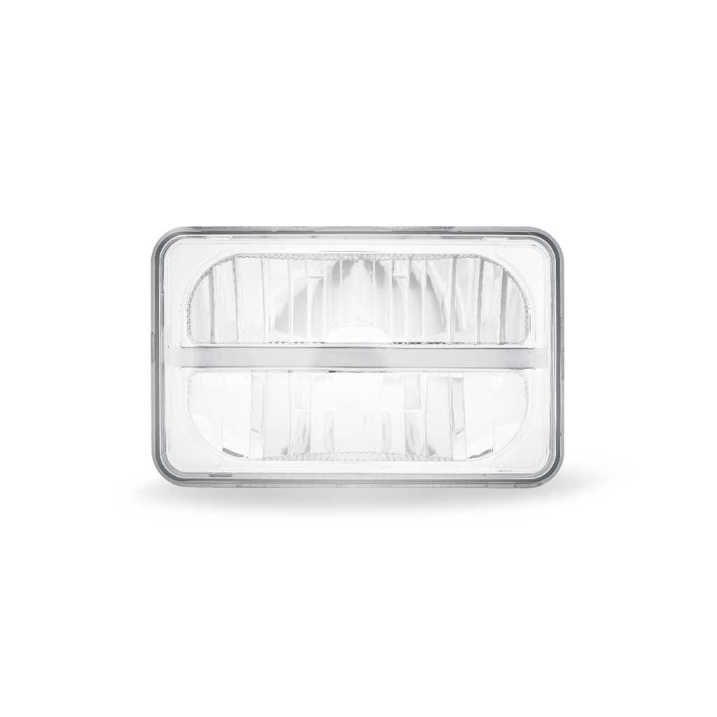 4" x 6" LED Reflector Headlight with Glow Position LED Accent - Low Beam | 2200 Lumens - Thumbnail 2