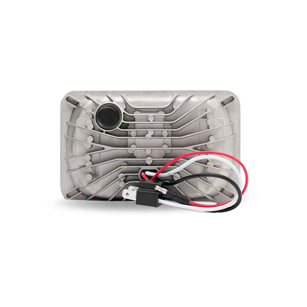 4" x 6" LED Projector Headlight with Optional Backlit Auxiliary - High Beam | 2250 Lumens - Thumbnail 5