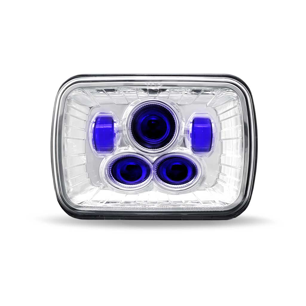 5" x 7" LED Projector Headlight - Combination High & Low Beam | 4000 Lumens - Thumbnail 2
