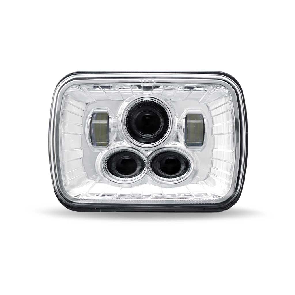 5" x 7" LED Projector Headlight - Combination High & Low Beam | 4000 Lumens - Thumbnail 7