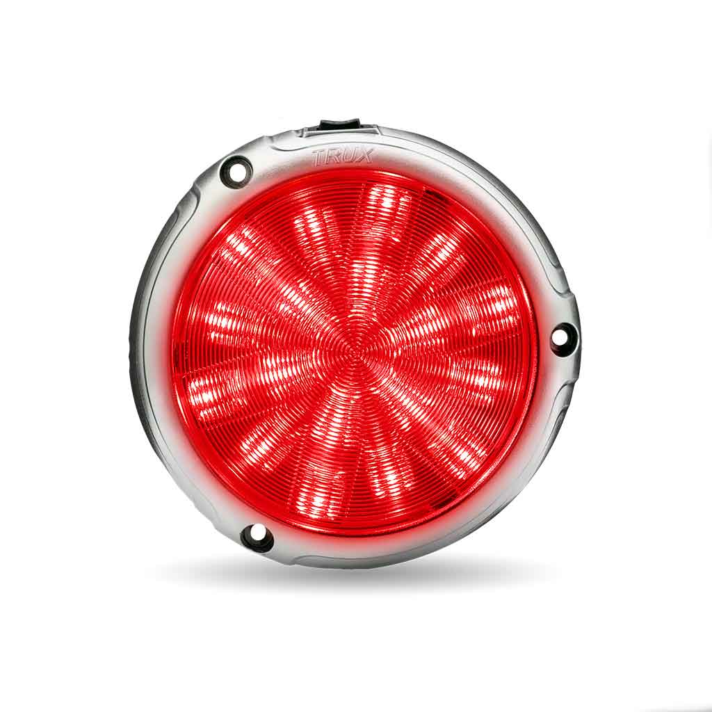 LED Interior Projector Dome 7-Color Cab Light for Peterbilt - Chrome - Thumbnail 7