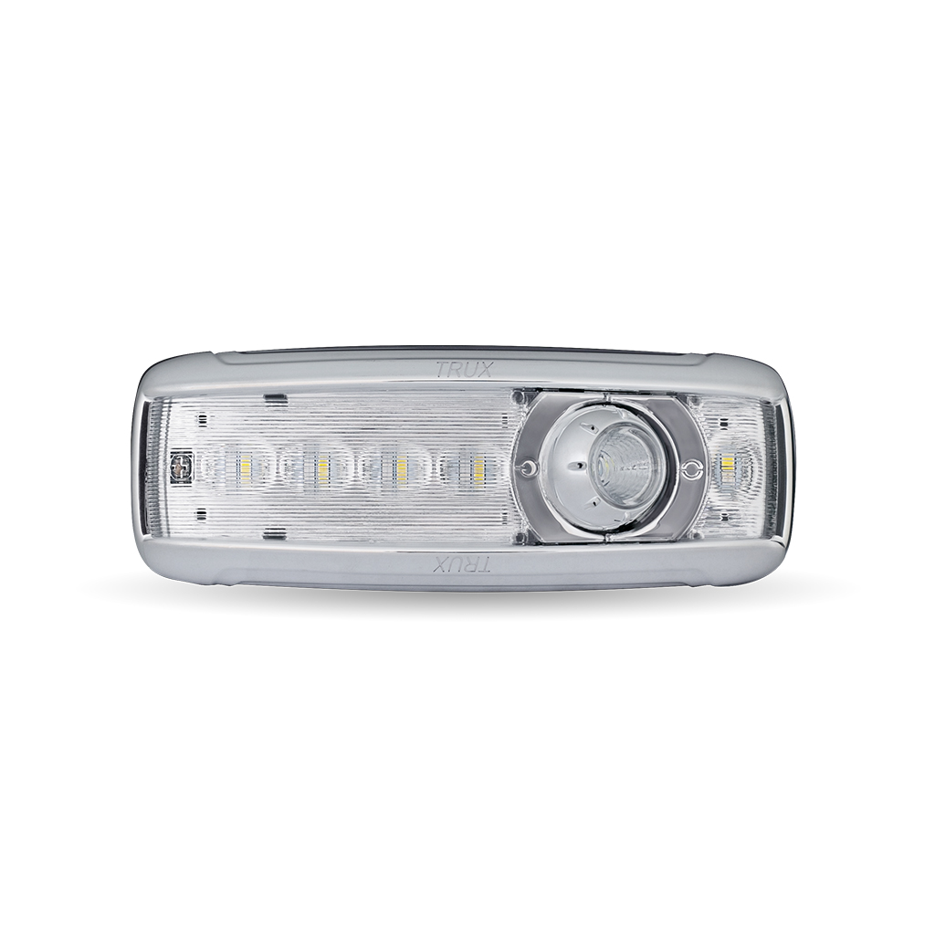 LED Interior Projector Dome & Map 7-Color Cab Light for Kenworth - Chrome - Thumbnail 15