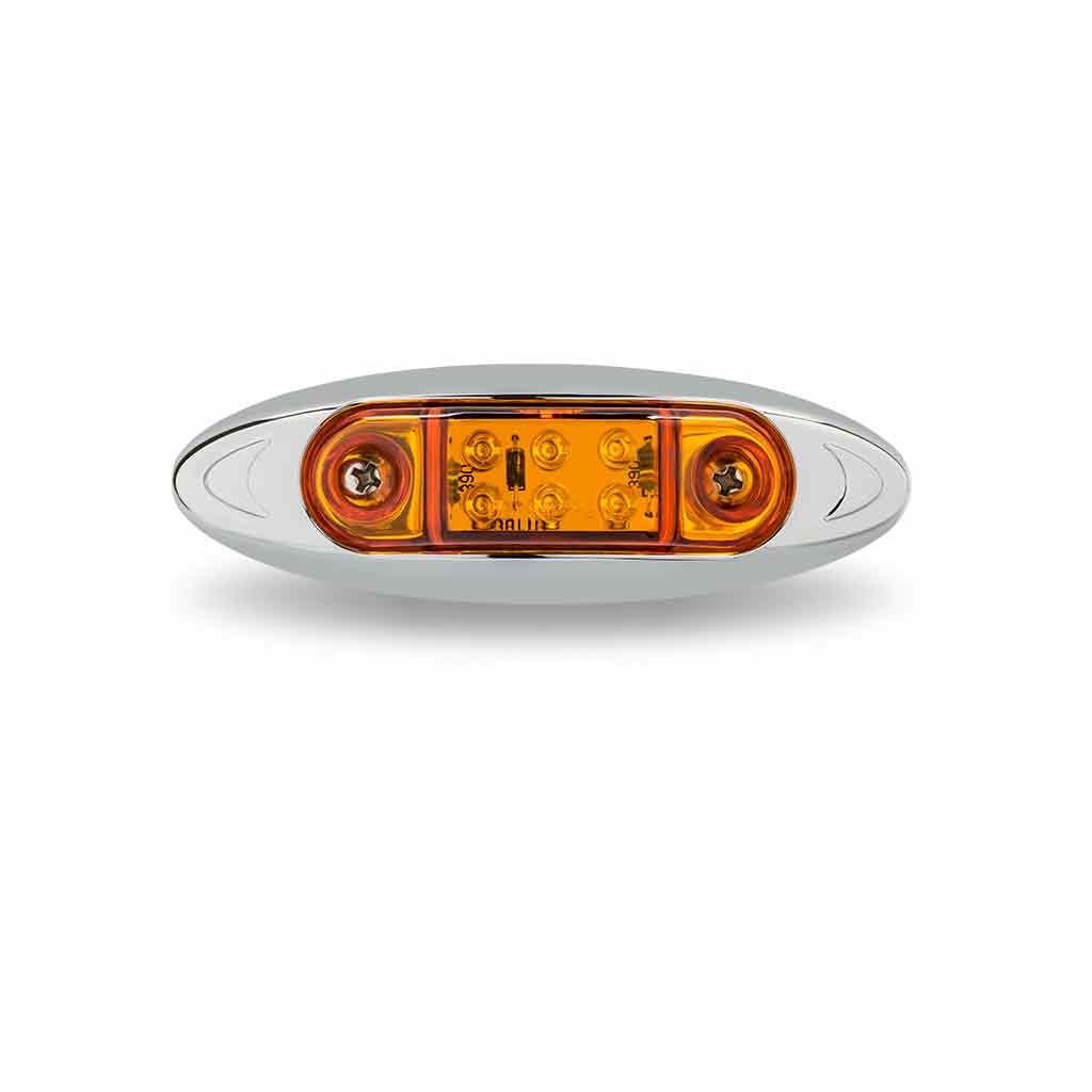 Amber Marker Small Infinity LED Light - 6 Diodes - Thumbnail 4