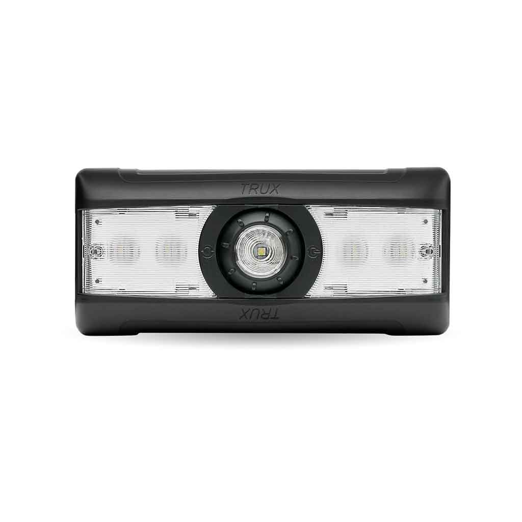 LED Interior Projector Dome & Map 7-Color Cab Light for Peterbilt - Black - Thumbnail 12