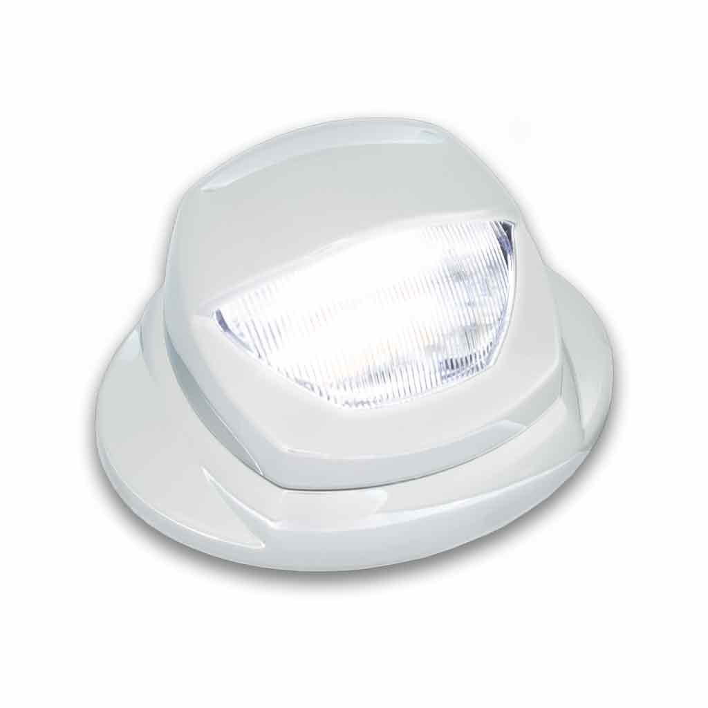 White Courtesy & Amber/Blue Marker Auxiliary Mini Step LED - KW OE Plug - Thumbnail 6