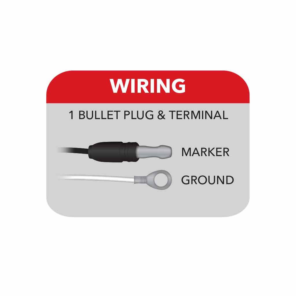 Clear Red Marker Peterbilt LED Light - 12 Diodes - Thumbnail 5