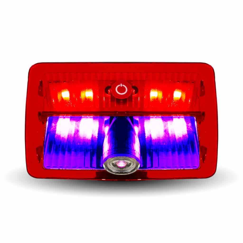 Rectangle USA Flag Projector LED Door Light for Peterbilt & Kenworth - Passenger Side - Thumbnail 12