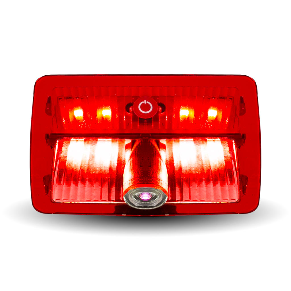 Canada Flag Projector LED Door Light for Peterbilt & Kenworth - Driver Side - Thumbnail 3
