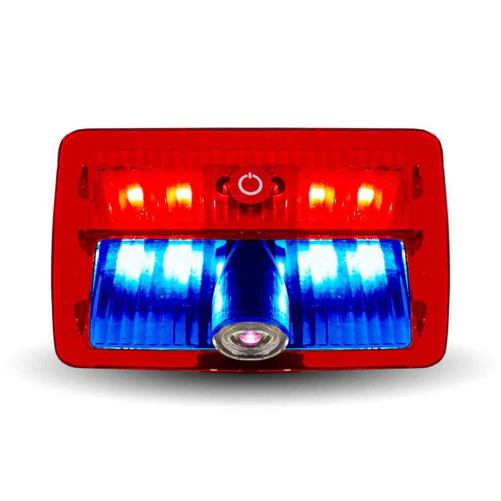 Canada Flag Projector LED Door Light for Peterbilt & Kenworth - Passenger Side - Thumbnail 9