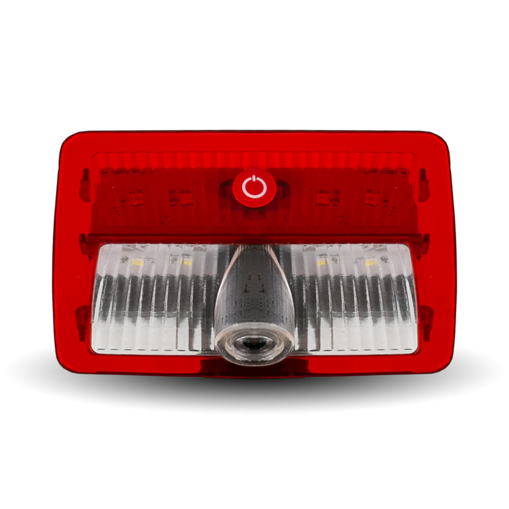 Mexico Flag Projector LED Door Light for Peterbilt & Kenworth - Passenger Side - Thumbnail 2