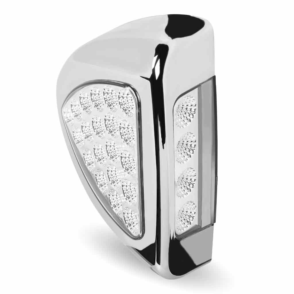 Amber Turn & Marker Green Auxiliary Peterbilt Headlight Turn Signal LED Light - 24 Diodes - Thumbnail 5