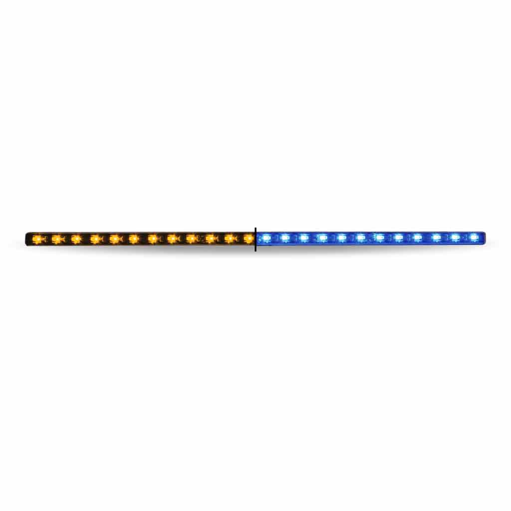 17" Amber Marker to Blue Auxiliary Undermount Dual LED Light - 24 Diodes - Thumbnail 2