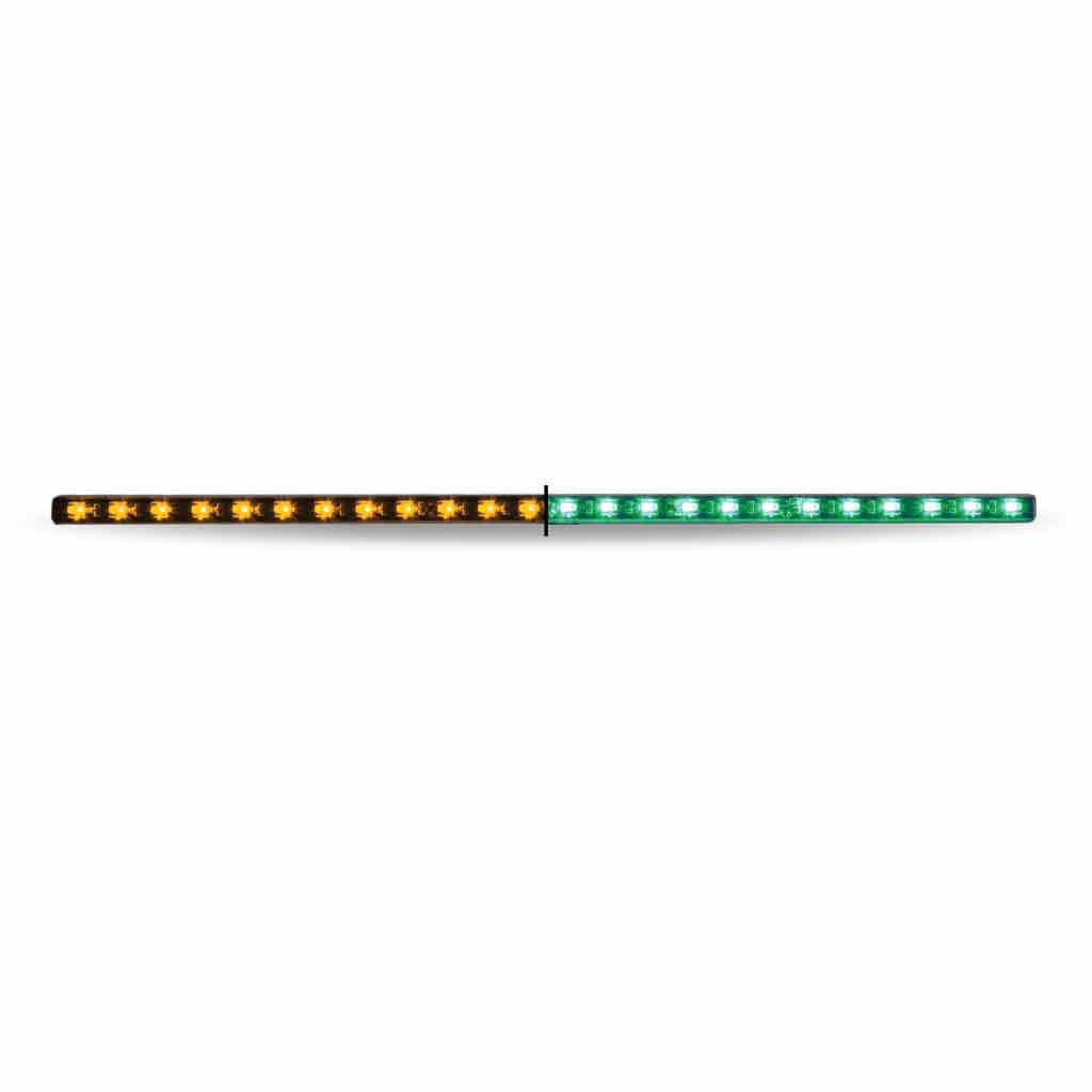 17" Amber Marker to Green Auxiliary Undermount Dual LED Light - 24 Diodes - Thumbnail 8