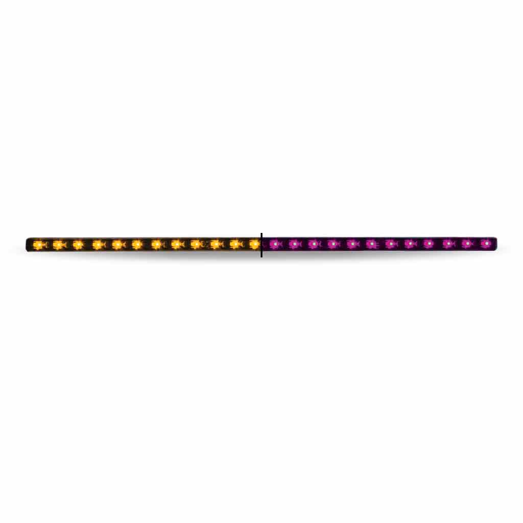 17" Amber Marker to Purple Auxiliary Undermount Dual LED Light - 24 Diodes - Thumbnail 6