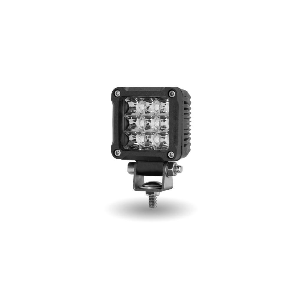 2" Mini Square Spot LED Work Lamp - Clear Lens | 1500 Lumens - Thumbnail 6