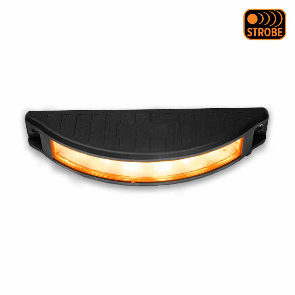 7" Half Moon LED Work Lamp with Strobe Function - Flood Beam | 800 Lumens - Thumbnail 5