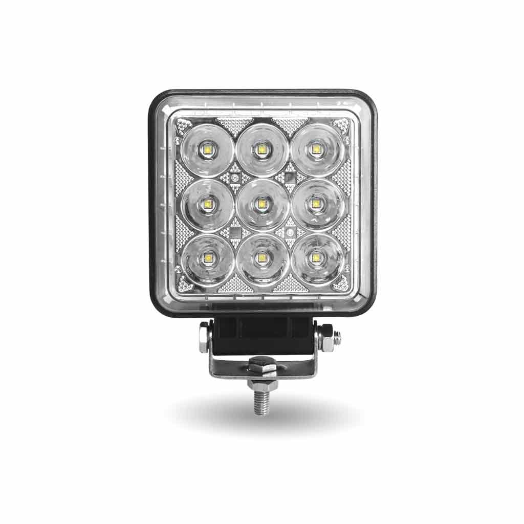 4.25" Radiant Series Square LED Work Lamp with Maximum Light Output - Spot & Flood Combo | 4000 Lumens