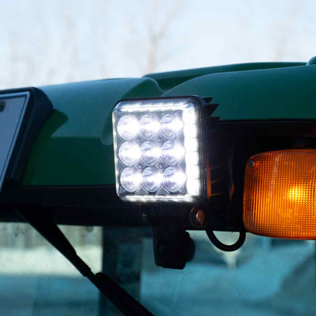 4.25" Radiant Series Square LED Work Lamp with Maximum Light Output - Spot & Flood Combo | 4000 Lumens - Thumbnail 10